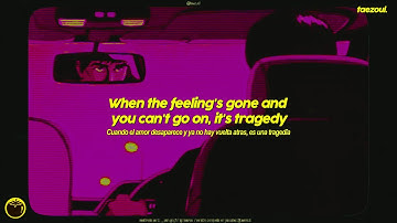 Thumbnail of (1 HOUR) Bee Gees - Tragedy( Lyrics / Pronunciacion + Sub español)