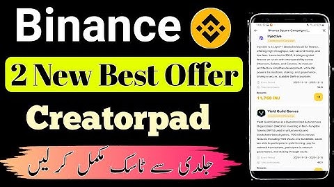 Binance New Best Offer Creatorpad || Creatorpad Best Offer || Binance Creatorpad