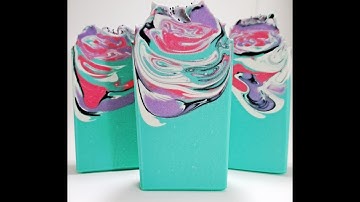 Cutting Blackberry Sage Handmade Cold Process Soap