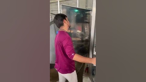 Tij printer install on automatic milk pouch packing machine #milk #pouchsealingmachine #coding