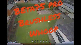 Betafpv Beta75 Pro Brushless 1S Whoop With Osd And Turtle Mode. Fpv Garden Flight.