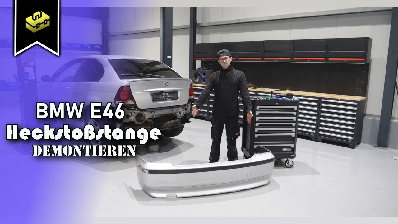BMW 3 E46 Heckstoßstange Demontieren Remove the BMW E46 rear bumper