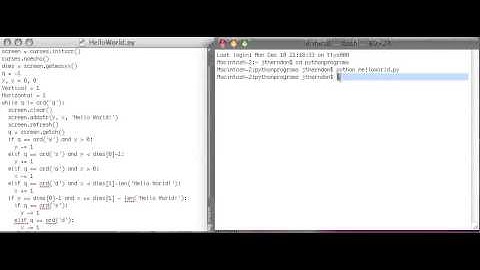 Python Curses Tutorial 7: Cursor and Move