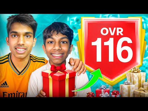 I Gifted My Brother A 115 OVR Team! - FC Mobile