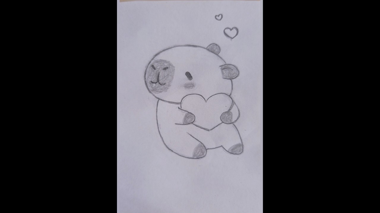 How to draw capybara 😊