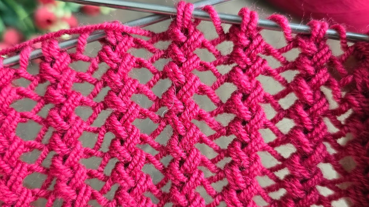 Perfectly easy!! Two needle knitting #crochet #knitting - YouTube