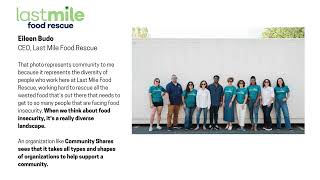Community Shares: What Community Looks Like @ Last Mile Food Rescue