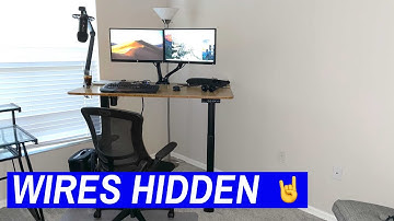 My Autonomous Standing Desk And How I Hide The Wires.