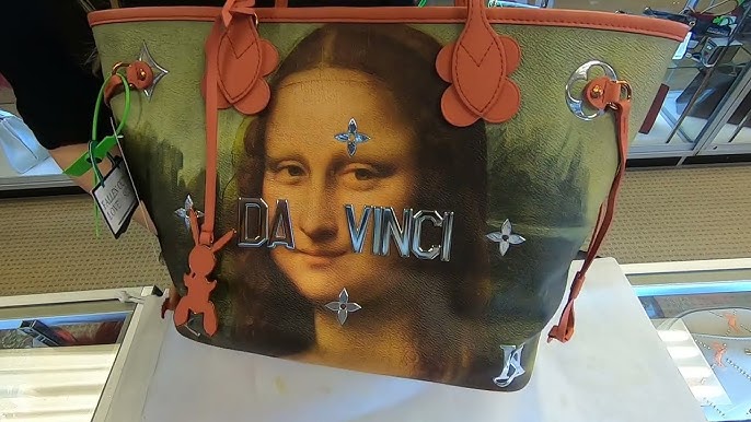 Louis Vuitton Da Vinci Mona Lisa Speedy in poppy color 