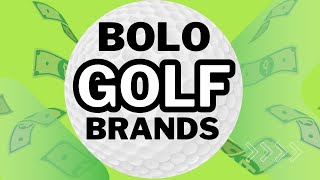Golf Clothing Brands that make MONEY : A Reseller BOLO deep Dive
