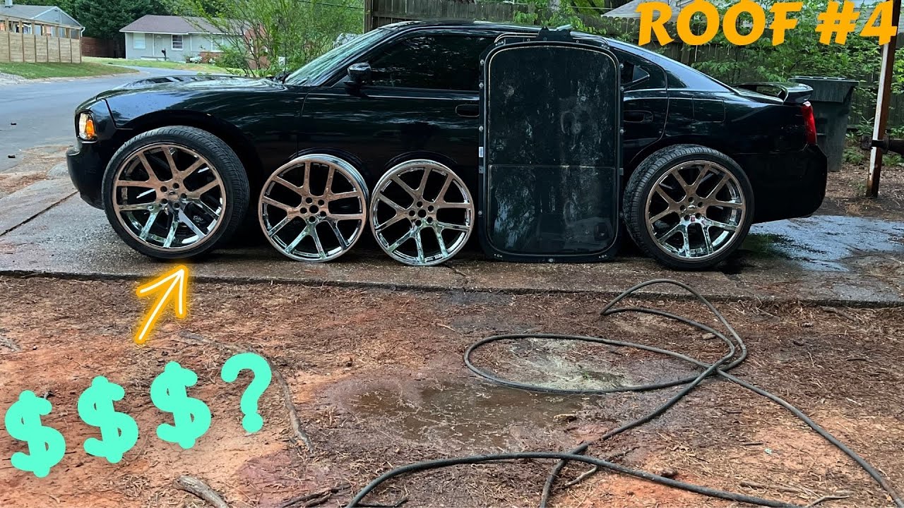 Struck Gold at the Junkyard again! 22 inch chrome Viper Reps and