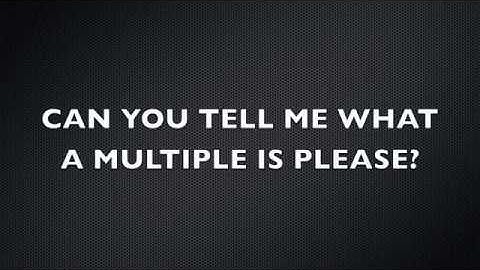 Mr. S. - "Multiples Rap" - Memorize Multiplication Tables - Math Rap (Official Lyric Video)