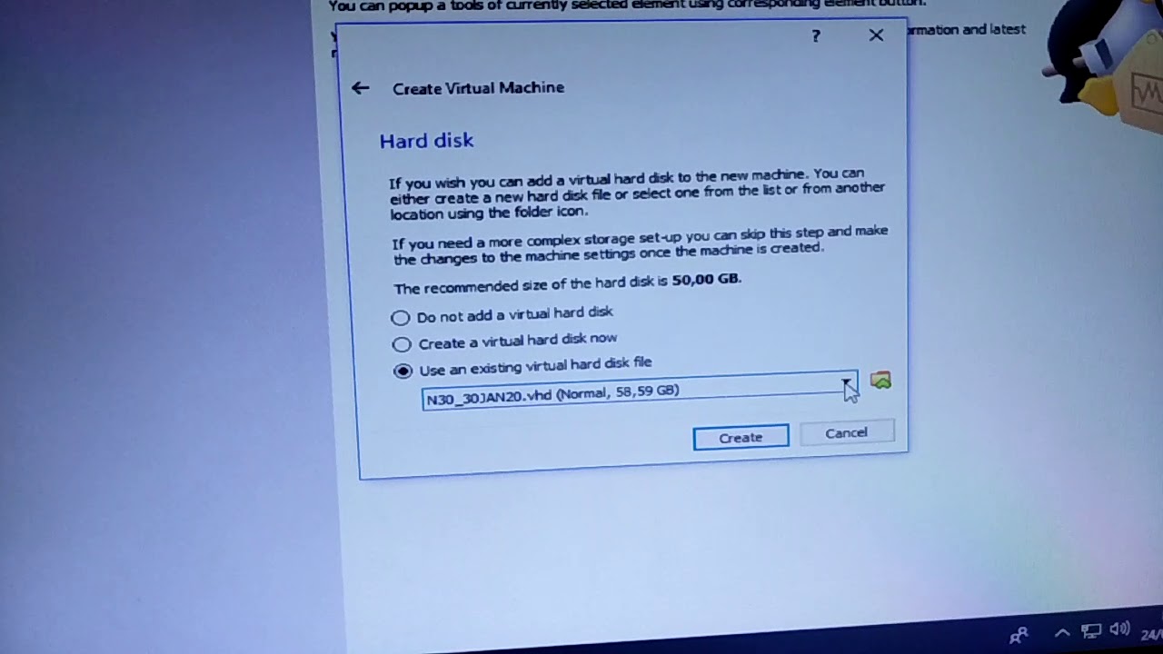 Cara setting vhd ANBK