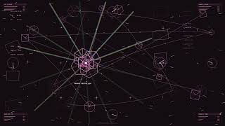 [4K UHD] 📡 Crystal Lattice HUD Animation 10 Hour Screensaver Telemetry Stream