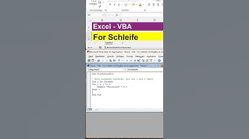 VBA For Schleife mit MsgBox als Ausgabe zählt bis 3 - einfach erklärt