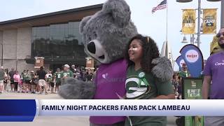 Packers fans return to Lambeau for Family Night