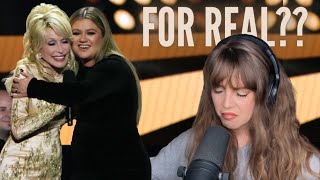 Kelly Clarkson destroys 'I will always love you'  Dolly Parton Tribute at ACM awards REACTION