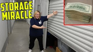 YOU WILL NOT BELIEVE THIS! Storage Unit Miracle! I Bought an Abandoned Storage Unit