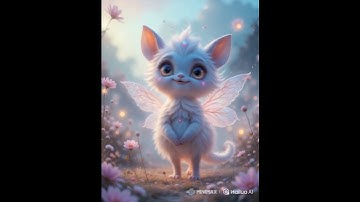 Cutest Creature Ever Blinking at You | Adorable 4K Fantasy #shorts "