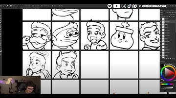 Making Twitch Emotes for YouTuber Huttsgaming Part 1