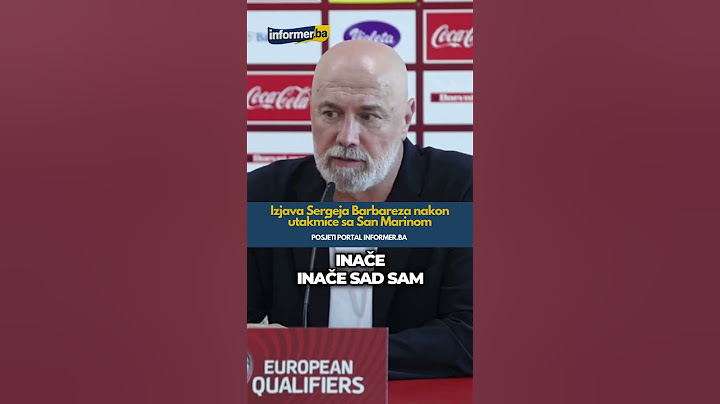 Sergej Barbarez iskren nakon utakmice! #aktuelno