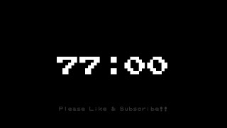 77 MINUTE - TIMER & ALARM - FULL HD - COUNTDOWN
