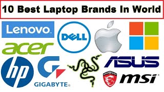 Top 10 Best Laptop Brands/Companies In the World | Best Selling Laptop Brands In The World |