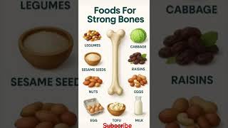 Top Foods for Strong Bones | Bone Health Diet #healthylifestyle #diet tips