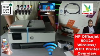 HP Officejet 8012e Wireless / WIFI Printer Overview