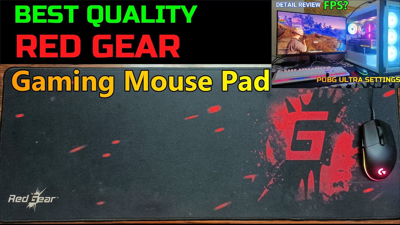 Red Gear : Gaming Mouse Pad REVIEW