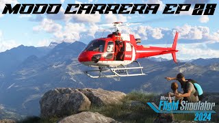 Primer Rescate Con Helicóptero De Una Chica Perdida En Las Montañas | #28 Flight Simulator 2024 screenshot 2