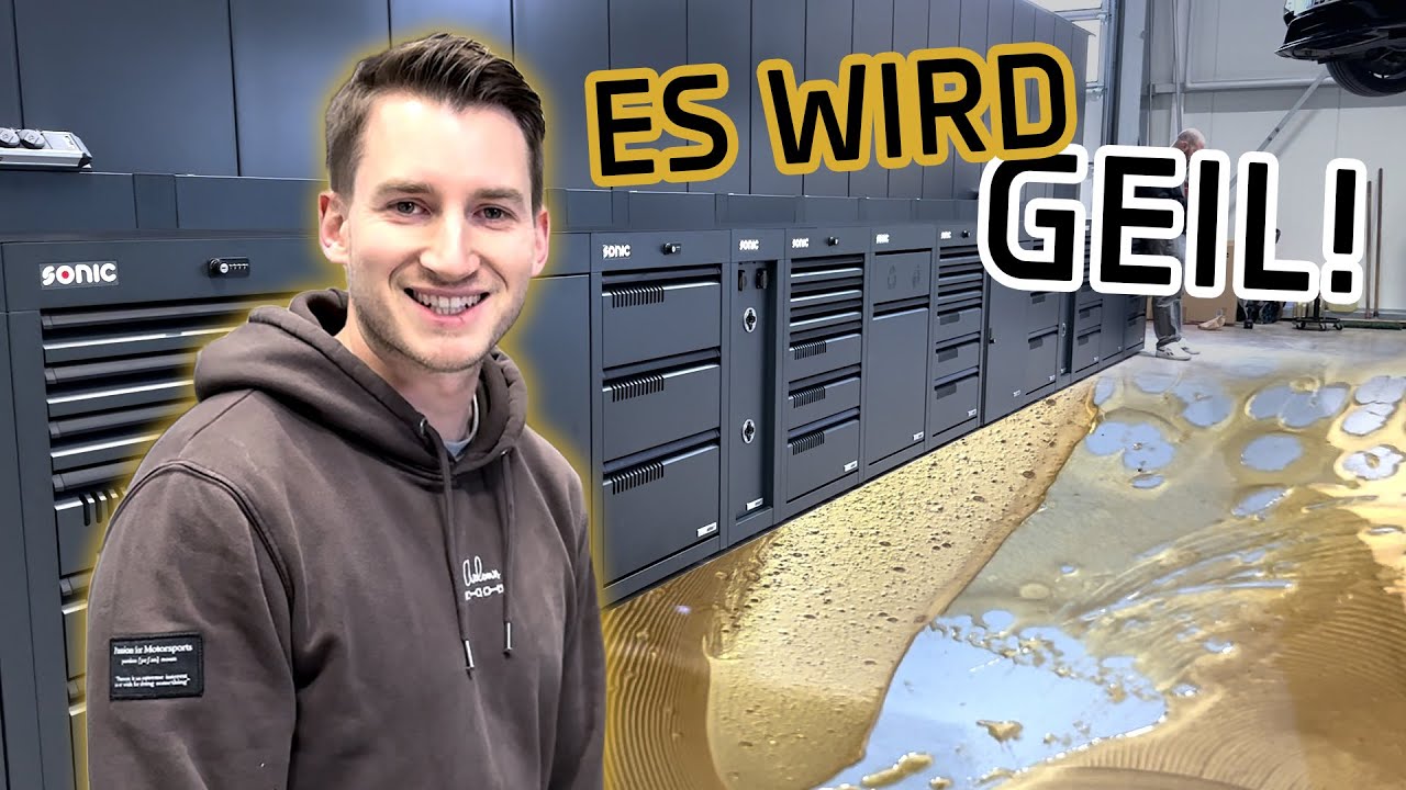 Vorschaubild zum Video „15 Meter SONIC Werkbank und neuer Boden 🤩 - MX Motorsports -“