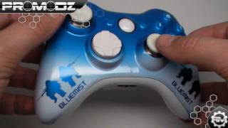BlueMist and The Wifey Custom Xbox 360 controllerz by ProModz