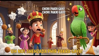 Oh No! Shehzada Phir Pakra Gaya! | Naughty Prince Ki Mazedaar Kahani | WimboRhymes