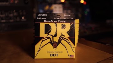 Steve Dadaian DR Strings Drop Down Tuning (DDT) Demo