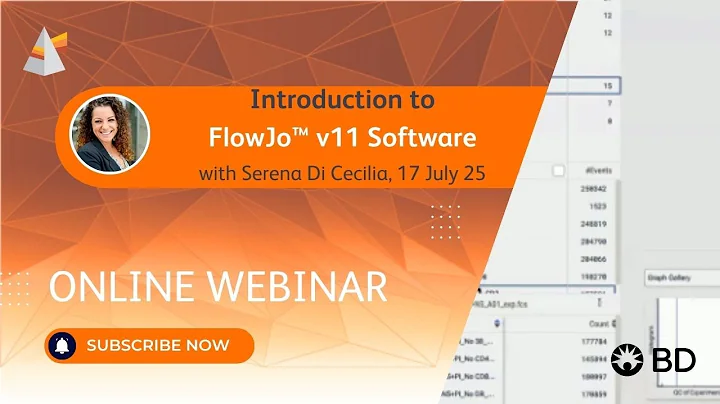 Introduction to FlowJo™ Software v11 - Jul 17, 2025 with Serena Di Cecilia 1