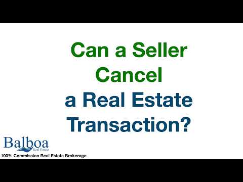Video: Kan en sælger annullere en ejendomskontrakt i Californien?
