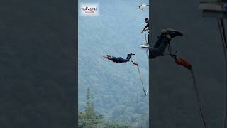 India’s Highest Bungee Jump travel himalayanbunge rishikesh  107 mts