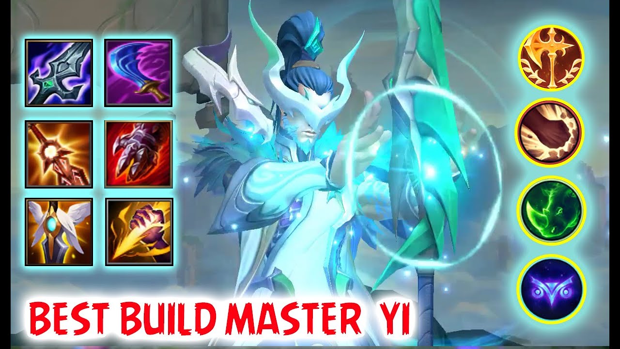 BEST COMBO ITEM MASTER YI JUNGLE | UNSTOPPABLE MASTER YI WILD RIFT | BEST RUNE & BUILD PATCH 3.0A
