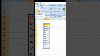 Auto insert month tabs in Excel 📅⚡ #ExcelTips #PivotTable #Shorts #ExcelHack