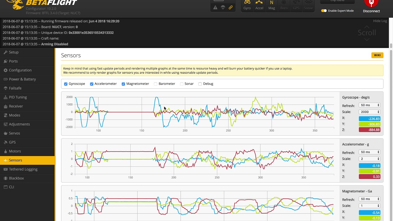 touch sensor output bouncing