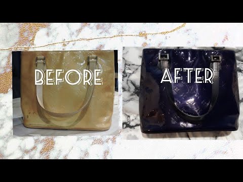 LOUIS VUITTON PATENT LEATHER BAG TRANSFORMATION