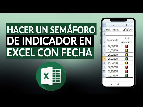 Cómo hacer un semáforo de indicador en EXCEL con fechas - Fácil y rápido