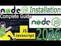 Install Node.js on Windows 10/11 (2026 Guide) 🖥️