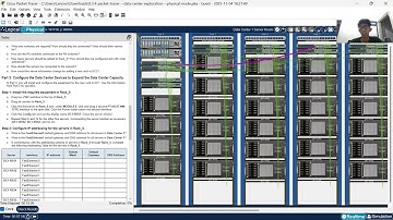 9.3.4 - Cisco Packet Tracer  -  Data Center Exploratiomn -- Physical Mode
