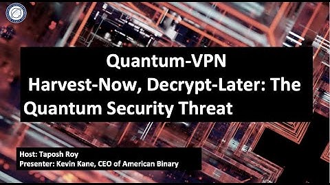Post-Quantum VPN