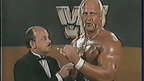 Hulk Hogan Nassau Coliseum promo - aired 10/12/85