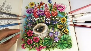 Speed Coloring - Magical Garden | Blomstermandala Coloring Book screenshot 5