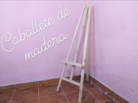 Cómo hacer un caballete con materiales reciclados 