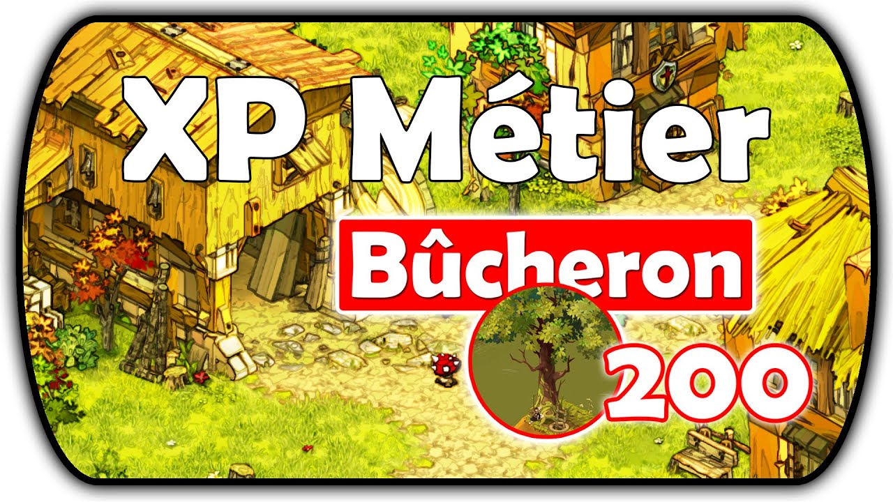 XP son métier Dofus Bûcheron 200 YouTube